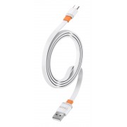 CELEBRAT καλώδιο USB-C σε USB CB-33C, flat, 15W, 1m, λευκό