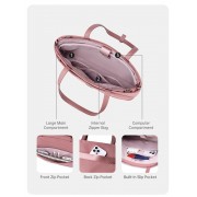 CHANTRIA γυναικεία τσάντα ώμου CB00789 για laptop 15.6", 12L, μωβ