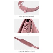 CHANTRIA γυναικεία τσάντα ώμου CB00789 για laptop 15.6", 12L, μωβ