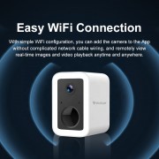 VSTARCAM smart ηλιακή κάμερα CB554 με φωτισμό, 3MP, WiFi, SD, 5200mAh, IP66