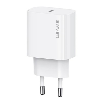 USAMS φορτιστής τοίχου CC226, USB-C, 20W, λευκός