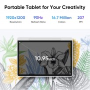 XP-PEN έγχρωμο ψηφιακό σημειωματάριο Magic Note Pad με γραφίδα, 10.95", 6/128GB, Android 14, 8000mAh, λευκό