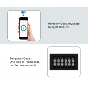 SECUKEY πληκτρολόγιο πρόσβασης CH3-WIFI-EM+MF με κωδικό & κάρτα, Wi-Fi