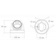 LONGSE υβριδική κάμερα CMSATHC200FPE, 2.8mm, 1/3" CMOS, 5MP, AOC, IR 25m