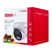 LONGSE IP κάμερα CMSB-2FCV2RC-28PMTF με μικρόφωνο, 2MP, 2.8mm, αδιάβροχη IP67, PoE