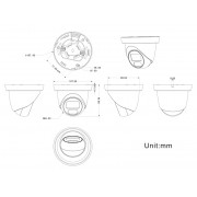 LONGSE υβριδική κάμερα CMSDTHC500FKEW, 2.8mm, 8MP, IP65, LED έως 25m