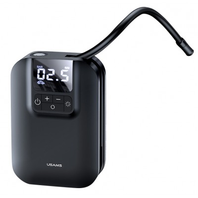 USAMS mini συμπιεστής αέρος αυτοκινήτου US-ZB215, μαύρος