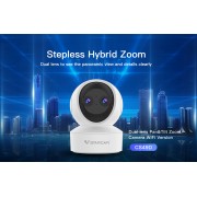 VSTARCAM smart κάμερα CS49D, 3MP, dual lens, WiFi, PTZ, SD