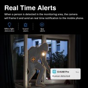 VSTARCAM smart κάμερα CS49LM με ανιχνευτή καπνού/αερίου, 3MP, WiFi, PTZ, SD