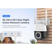 VSTARCAM smart κάμερα CS610Q, 4K/8MP, WiFi, PTZ, SD, IP66