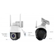 VSTARCAM smart κάμερα CS610Q, 4K/8MP, WiFi, PTZ, SD, IP66