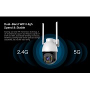 VSTARCAM smart κάμερα CS611Q-UV, 4MP, Wi-Fi, PTZ, SD