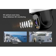 VSTARCAM smart κάμερα CS611Q-X5, 4MP, WiFi, PTZ, 5x zoom, SD, IP66