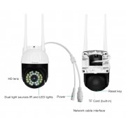 VSTARCAM smart κάμερα CS662, 3MP, WiFi, PTZ, SD, IP66
