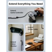 CABLETIME καλώδιο προέκτασης USB CT-AMAFA3, active, 5Gbps, 5m, μαύρο