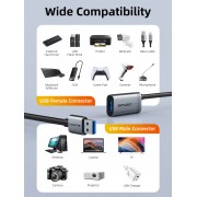 CABLETIME καλώδιο προέκτασης USB CT-AMAFA3, active, 5Gbps, 5m, μαύρο