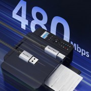 CABLETIME καλώδιο USB σε USB Type B CT-AMBM1, 480Mbps, 3m, μαύρο