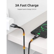 CABLETIME καλώδιο USB σε USB-C CT-AMCM3A, 15W, 1m, μαύρο