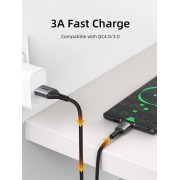 CABLETIME καλώδιο USB-C σε USB CT-AMCMG1, 15W, 5Gbps, 1m, μαύρο