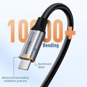 CABLETIME καλώδιο USB-C σε USB CT-AMCMG2, 60W, 10Gbps, 1m, μαύρο