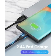 CABLETIME καλώδιο micro USB σε USB CT-05G, 12W, 480Mbps, 2m, μαύρο
