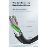 CABLETIME καλώδιο micro USB σε USB CT-05G, 12W, 480Mbps, 2m, μαύρο