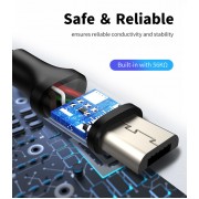 CABLETIME καλώδιο micro USB σε USB CT-05G, 12W, 480Mbps, 2m, μαύρο