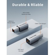 CABLETIME αντάπτορας USB-C σε USB Type B CT-CFBM2-AG, 480Mbps, γκρι