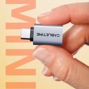 CABLETIME αντάπτορας USB-C σε USB CT-CMAF10-AG, 10Gbps, γκρι