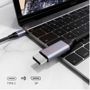 CABLETIME καλώδιο USB-C σε DisplayPort CT-CMDP2, 4K/30Hz, 1.2m, μαύρο