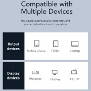 CABLETIME καλώδιο USB-C σε DisplayPort CT-CMDP2, 4K/30Hz, 1.2m, μαύρο