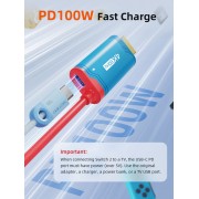 CABLETIME καλώδιο USB-C σε HDMI CT-CMHD4P, 4K/60Hz, PD100W, 2m, κόκκινο