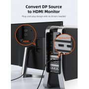 CABLETIME αντάπτορας DisplayPort σε HDMI CT-DMHF4K-AG3, 4K/30Hz, γκρι