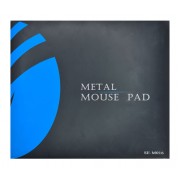 CABLETIME μεταλλικό mouse pad CT-MP24-AS, 246x202x2mm, ασημί & μαύρο