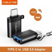 CABLETIME αντάπτορας USB-C σε USB CT-CMAF, 5Gbps, 10.5W, μαύρος