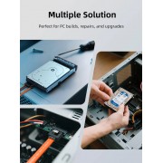 CABLETIME καλώδιο SATA III CT-SATA3, 6Gbps, 0.50m, πορτοκαλί