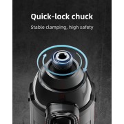 DELI παλμικό κατσαβίδι μπαταρίας DE-QZ20-1D2, Brushless, 20V, 2x 2Ah, 200N.m
