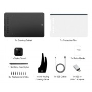 XP-PEN ταμπλέτα σχεδίασης με γραφίδα Deco 01 V3, 254x158.7mm, μαύρο