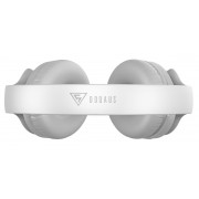 DOQAUS headphones DESIGN 1, ασύρματα & ενσύρματα, Φ40mm, 600mAh, γκρι