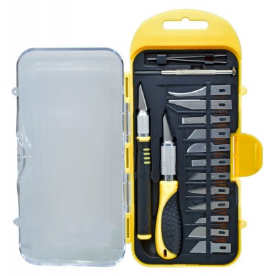 DELI σετ κοπίδια ακριβείας DL-DP1 με θήκη, 16τμχ