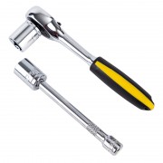 DELI σετ καστάνια με καρυδάκια DL0012T, 45 δόντια, 1/4", 150mm, 12τμχ