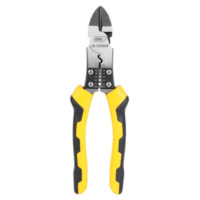 DELI πλαγιοκόφτης/απογυμνωτής καλωδίων DL102008, 1.0~2.6mm, 200mm