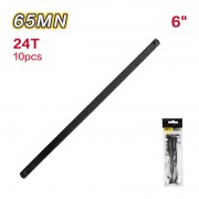 DELI σετ λάμες πριονιού σιδήρου/ξύλου DL353001, 150mm, 24 TPI, 10τμχ