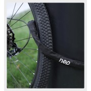 DELI κλειδαριά ποδηλάτου με κλειδί DL508021, Φ4mm, 1m, μαύρη