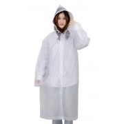DELI αδιάβροχη καμπαρντίνα DL553010 για ενήλικες, 65x110cm, λευκή