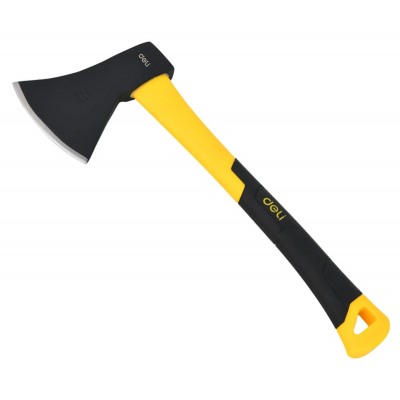 DELI τσεκούρι DL5710 με αντιολισθητική Fiberglass λαβή, 1000gr, 420mm