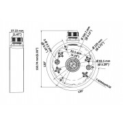 HIKVISION HIWATCH βάση κάμερας DS-1280ZJ-DM46, μεταλλική, λευκή