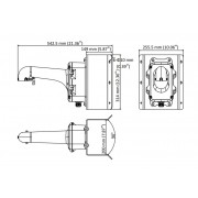 HIKVISION HIWATCH βάση κάμερας DS-1604ZJ-BOX-CORNER, μεταλλική, λευκή