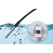 SONOFF καλώδιο με αισθητήρα θερμοκρασίας DS18B20, αδιάβροχο, 50cm, μαύρο