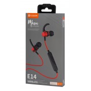 YISON earphones E14 με μαγνήτη, Bluetooth, 10mm, 65mAh, κόκκινα